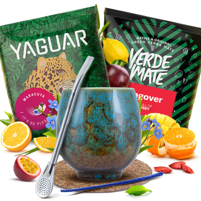 Yerba Mate kitul 2x50g Calabash + Bombilla