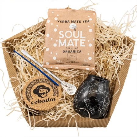 Soul Mate BIO 50g starter yerba mate set cadou