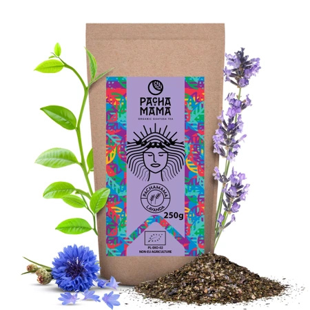 Guayusa Pachamama Lavanda - guayusa certificată organic cu lavandă - 100g