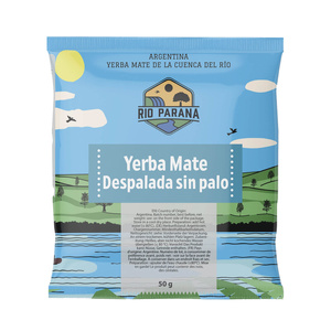 Yerba Mate Rio Parana Set pentru DOUĂ Calabash Bombilla