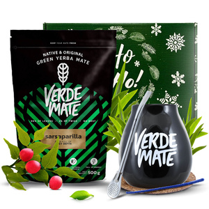 Set de cadou Yerba Verde Mate Sarsaparilla 0,5kg 