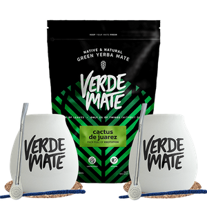 Yerba Mate Set Verde Mate Cactus de Juarez 500g