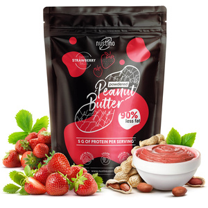 Nustino - Unt de arahide pudră - Strawberry 400g