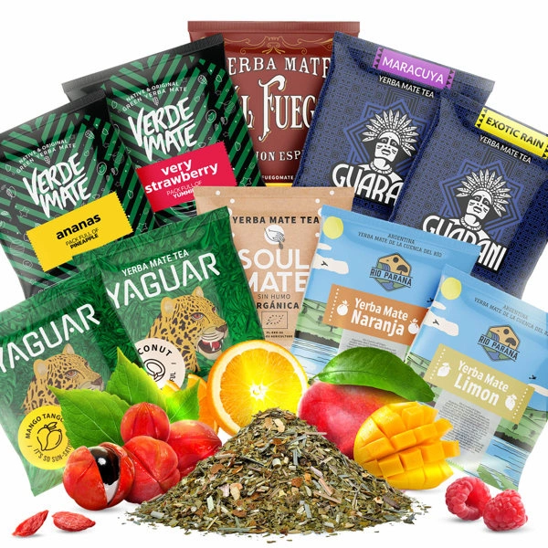 Yerba Mate CELE MAI BUNE PENTRU ÎNCEPUT 10x50g FRUMUSEȚE NUMAI