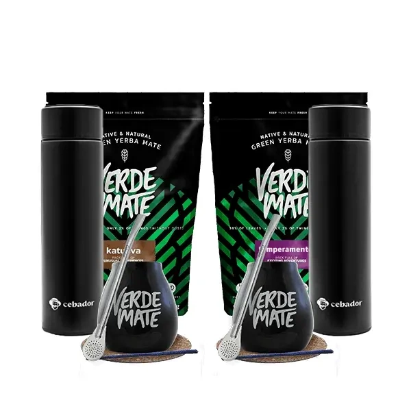 SET PENTRU DOUĂ Yerba Mate Bombilla Thermos