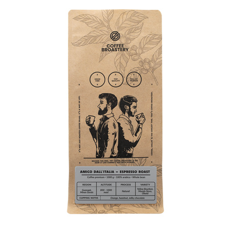 Coffee Broastery - Cafea boabe întreagă Amico dall'Italia Espresso Roast 1kg