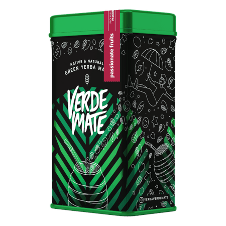 Yerbera - Tin Can + Verde Mate Green Passionate Fruits 0.5kg	