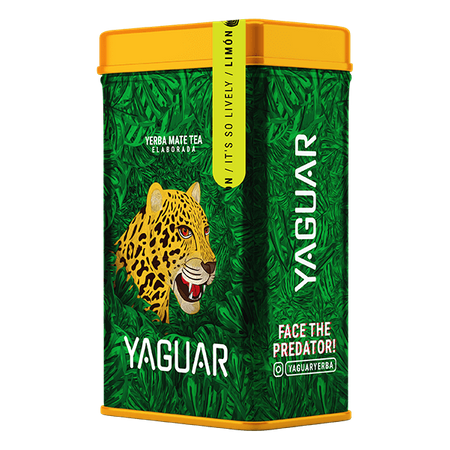 Yerbera – Tin can + Yaguar Limon 0.5kg