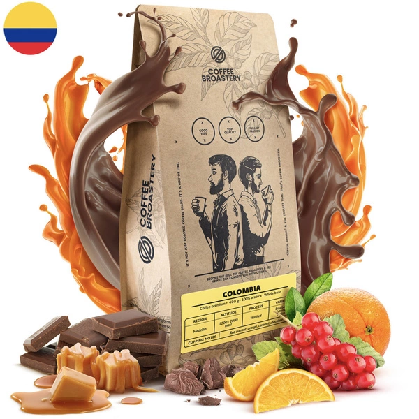 Coffee Broastery - Cafea boabe întreagă Colombia Medellin Premium 400g