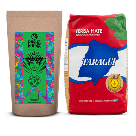 Kit: Yerba Mate + Guayusa Pachamama 1500g