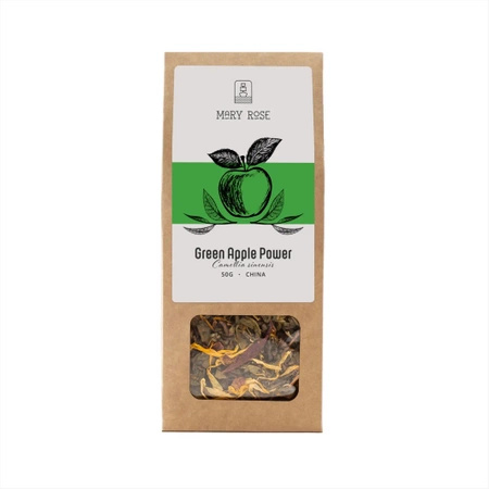 Mary Rose - Ceai verde Green Apple Power - 50 g