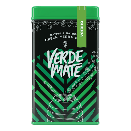 Yerbera – Tin can + Verde Mate Green Verano 0.5kg 