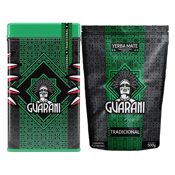 Yerbera Yerba Mate Guarani Elaborada 2x500g