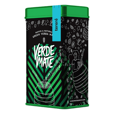 Yerbera – Tin can + Verde Mate Green Terere 0.5kg 