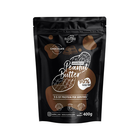 Nustino - Unt de arahide pudră - Chocolate 400g