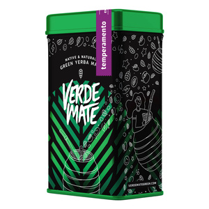 Yerbera – Tin can + Verde Mate Green Temperamento 0.5kg 