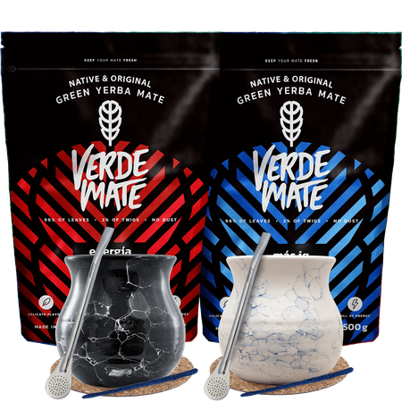 Yerba Mate set pentru două Bombilla Matero 1000g