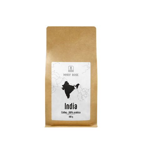 Mary Rose - cafea boabe întregi India Karnataka premium 400g