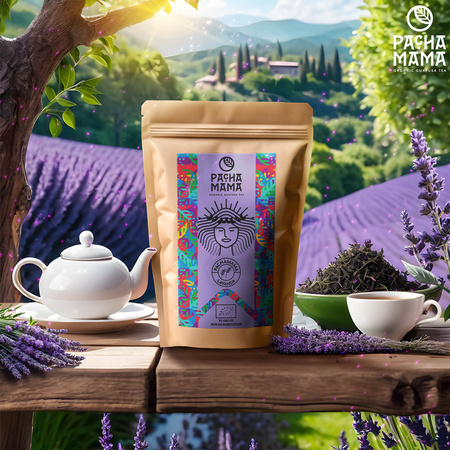 Guayusa Pachamama Lavanda - guayusa certificată organic cu lavandă - 100g