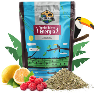 Yerba Mate kitul Rio Parana Energia 500g Calabash + Bombilla