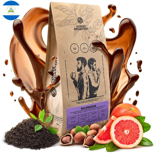 Coffee Broastery - Cafea boabe întreagă Nicaragua Colibrí Azul Speciality 1kg