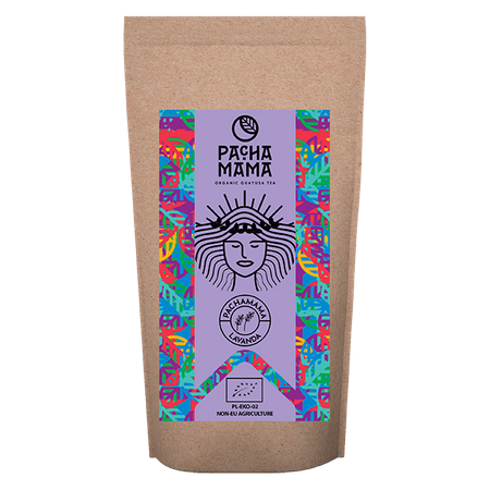 Guayusa Pachamama Lavanda - guayusa certificată organic cu lavandă - 100g